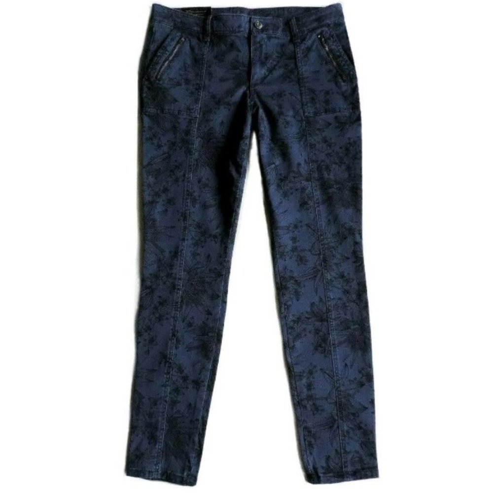 GAP Women's Floral-Print Skinny Legging Jeans Size: 10